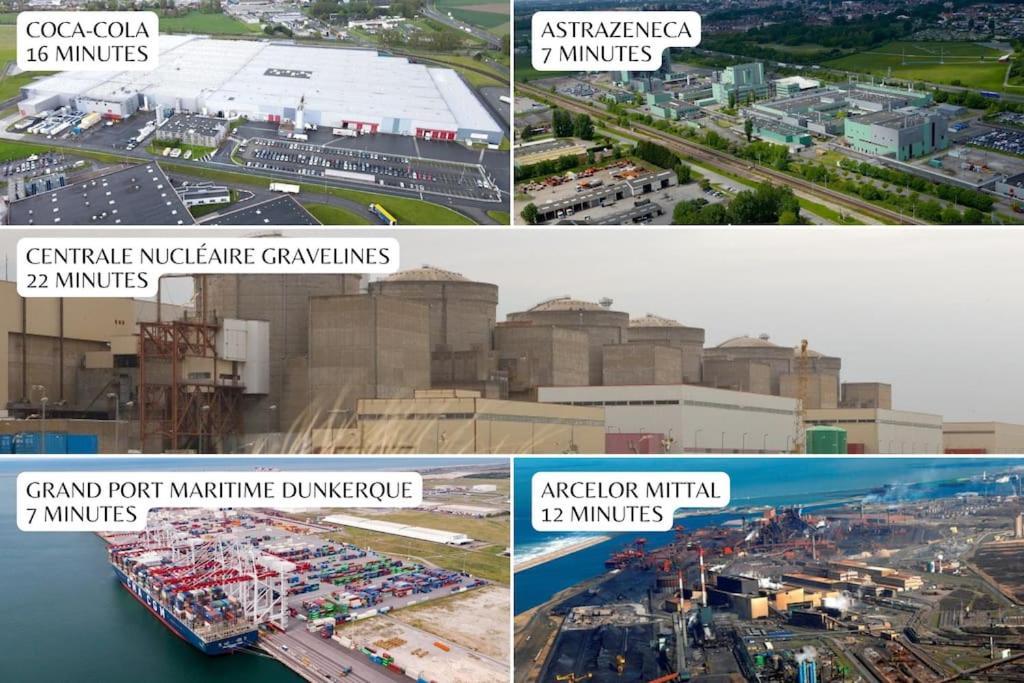 Villa Marine*La Capitainerie Coudekerque-Branche 外观 照片